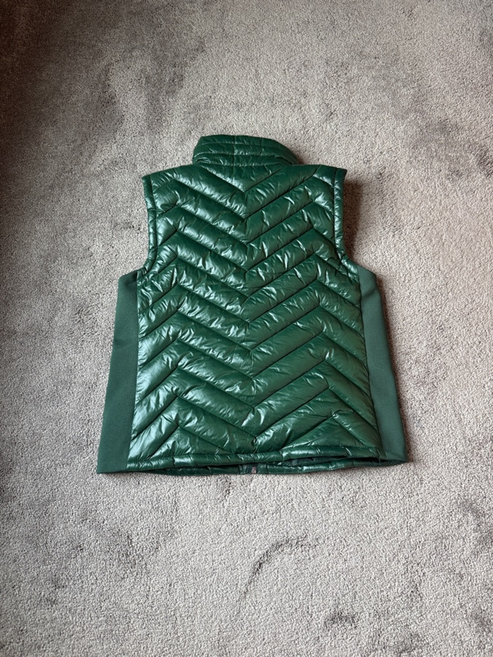 Calvin Klein Green Quilted Puffer Vest SIZE M Zip Front Lightweight Fall Winter - Picture 5 of 5